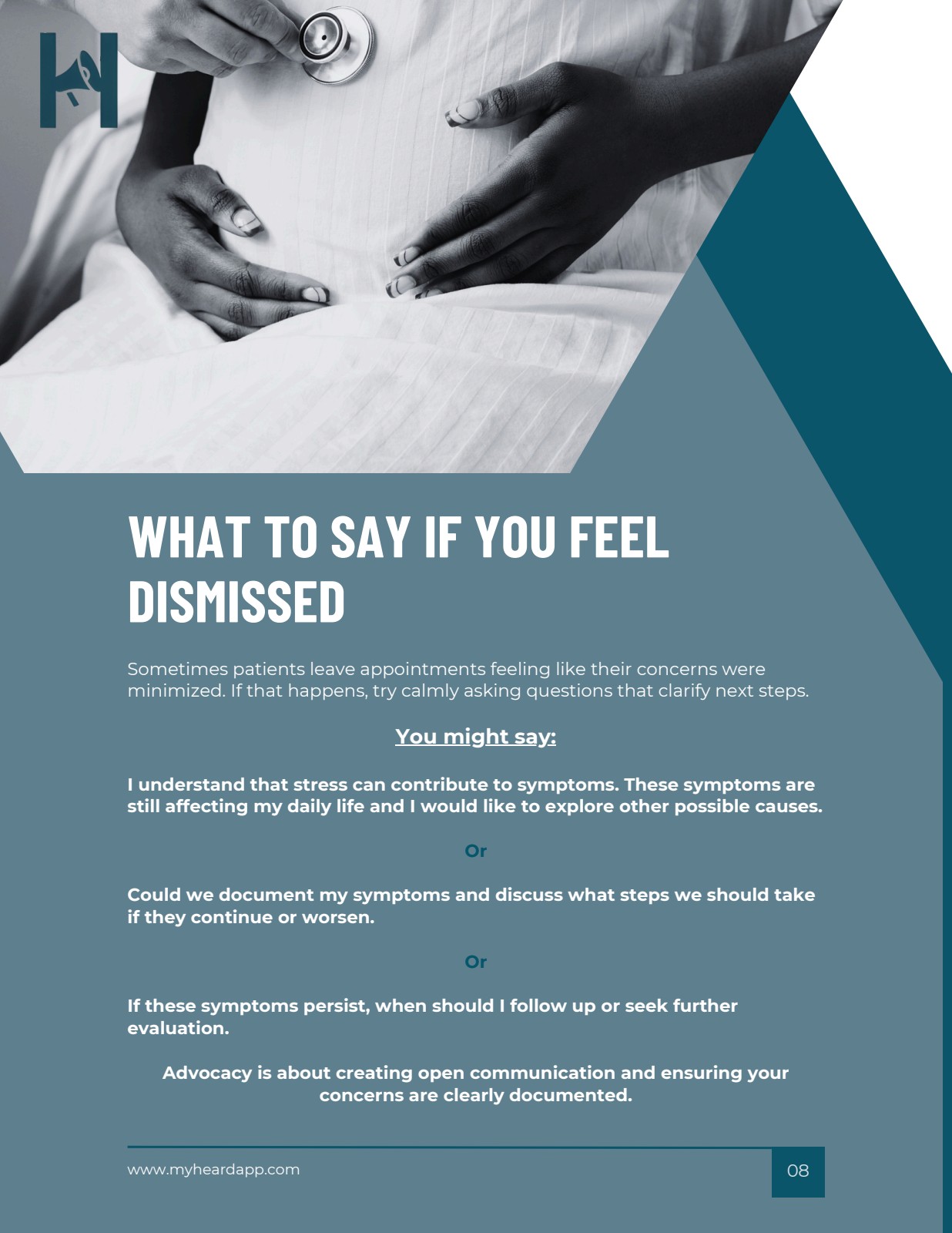 What to Say When Dismissed